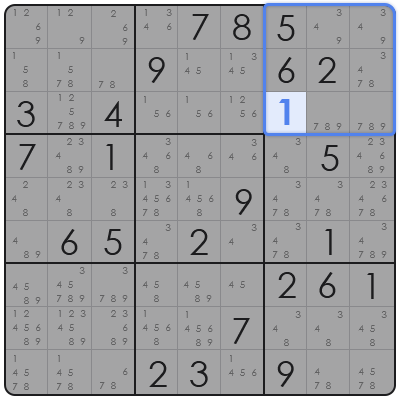 how to solve medium level sudoku